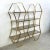 Shelf in Golden Brass and Smoked Glass For Sale - Image 4 of 9