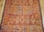 Vintage Moroccan Rug, Hand-Knotted Wool, Geometric Pattern, Red & Lavender, 5’ X 13’ For Sale - Image 10 of 14
