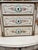 Boho Chic Antique Hand Painted Italian Corner Vanity For Sale - Image 3 of 9