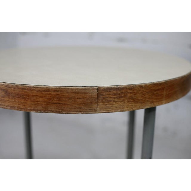 Cream Vintage French Table, 1950s For Sale - Image 8 of 18