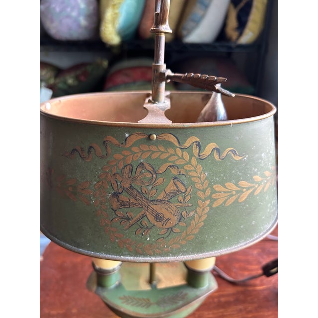 French 1940s French Style Bouillotte Lamps - a Pair For Sale - Image 3 of 12