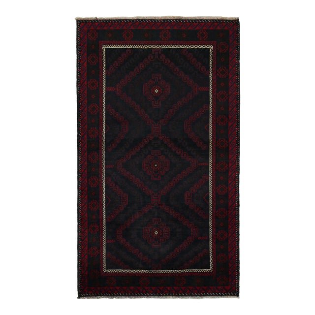 Rug & Kilim’s Baluch Tribal Rug With Colorful Geometric Patterns For Sale