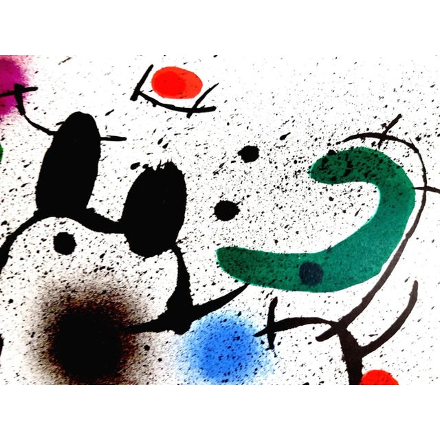 Early 21st Century Joan Miro - Original Abstract Lithograph 1981 For Sale - Image 5 of 9