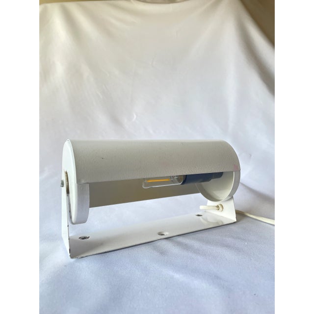 1980s Wall Lamp Ikea Sweden Typ V413 White For Sale - Image 6 of 7