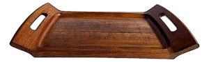 Vintage Dansk Teak Wood Large Tray Designed by Jens H. Quistgaard