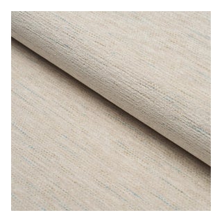 Sample - Schumacher Corbin Performance Chenille Fabric In Pearl For Sale