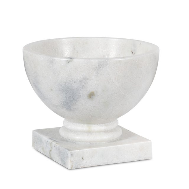 Maitland - Smith Maitland-Smith Ambaji Low Marble Vase For Sale - Image 4 of 4