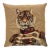 Captain Tiger Tapestry Cushion With Feather Filler - 46x46cm (18"x18") For Sale