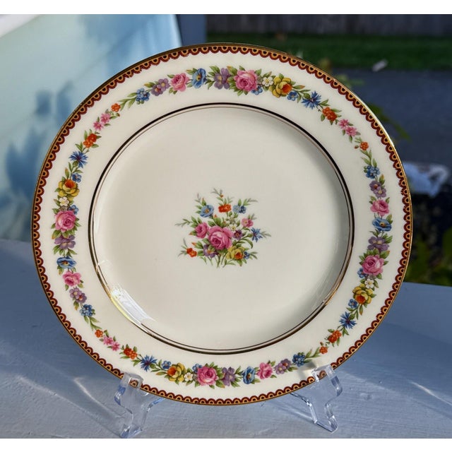 Ceramic French Limoges Raynaud Plates - Set of 3 For Sale - Image 7 of 11