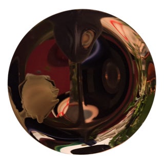 Convex Bronze Mirror with Adjustable Iron Structure For Sale