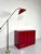 Mid-Century Style Red Lacquered Chest of Drawers, Italy For Sale - Image 4 of 6