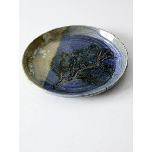 Studio Pottery Plate For Sale - Image 6 of 10