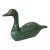 1970s Vintage Farmhouse Arts & Crafts Hand Carved Wood Duck Sculpture. For Sale
