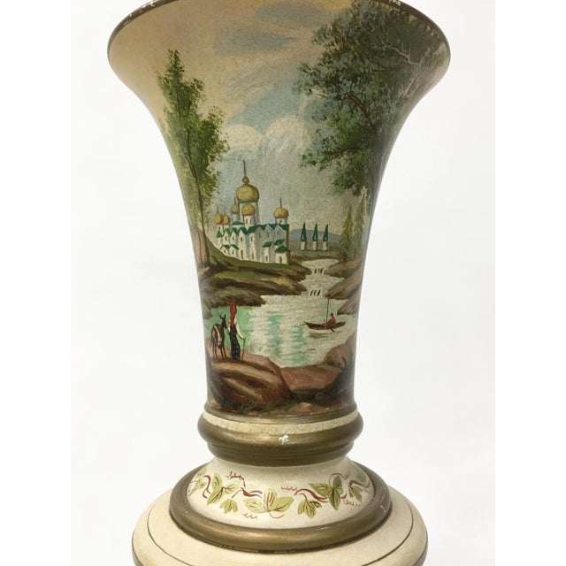 English Early 20th Century Vintage Vase Lamp For Sale - Image 3 of 8