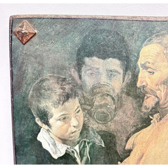 Diego Velázquez 'The Waterseller of Seville' Lithograph on Board Enhance your space with this classic piece of Spanish...