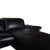 Elena Corner Sofa in Black Leather from Koinor For Sale - Image 10 of 18