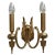 Metal Sconce in Brass by Gaetano Sciolari, 1950s For Sale - Image 7 of 7