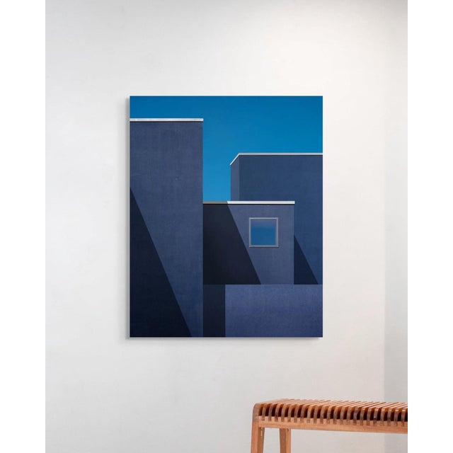 Side View IX by Marc Fischer presents a commanding architectural composition defined by depth, shadow, and saturated...