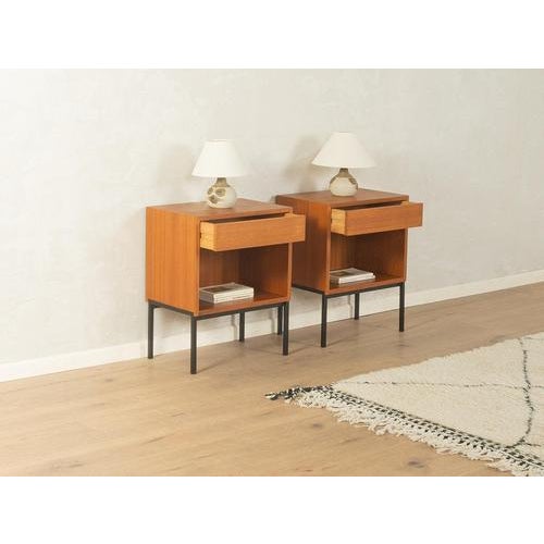 Bedside Tables, 1960s, Set of 2 For Sale - Image 3 of 10