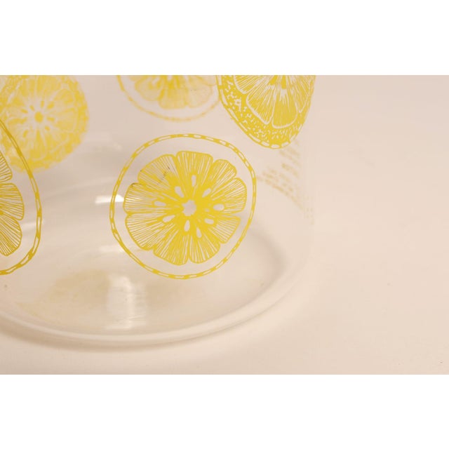 Glass Vintage Pyrex Two Quart Glass Lemonade Carafe / Pitcher With Lid Model 3520 For Sale - Image 7 of 12