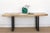 Industrial Organic Slab Dining Table For Sale - Image 10 of 10