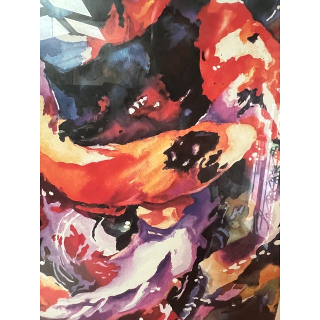Original Watercolor - Goldfish, Tracy Reid, 1996 For Sale - Image 9 of 12