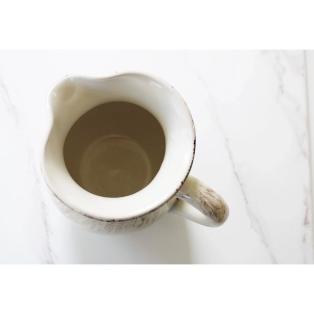 French Italian Pottery Pitcher For Sale - Image 3 of 5