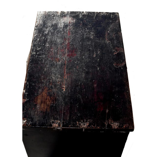 Mid 19th Century Antique Mirrored Vanity Kang Chest For Sale - Image 5 of 12