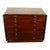 Wood Antique Georgian Drawing Print Architect's Plan File 7 Drawer Chest Cabinet 1820 For Sale - Image 7 of 12