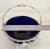 George V Sterling Silver Swing Handle Basket with Blue Glass Liner, 1912 For Sale - Image 18 of 18