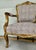 Late 19th Century Italian Antique Carved Wood Leopard Print Bergere Chairs Pair For Sale - Image 5 of 10