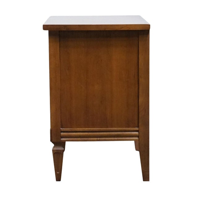 Thomasville Furniture Milano Collection Italian Mediterranean Style 26" Three Drawer Nightstand 532-13 For Sale - Image 9 of 13