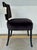 Modern Caracole Modern Dark Gray Faux Seal Skin Reserved Seating Dining Chair/Desk Chair For Sale - Image 3 of 7