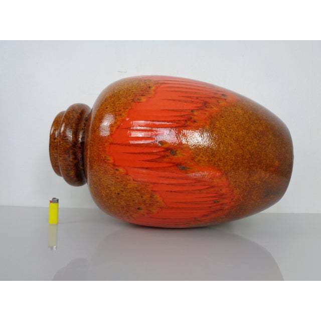 Pop Art Glazed Lava Ceramic 286-51 Vase, Scheurich, 1970s For Sale - Image 6 of 18