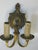 Bronze 1920s Wall Sconce Electric old Elegant Bronze Empire Style Embossed Pattern For Sale - Image 8 of 10