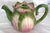 Vintage Majolica Cabbage Ceramic Tea Pot With Lid Made in Italy For Sale - Image 11 of 17