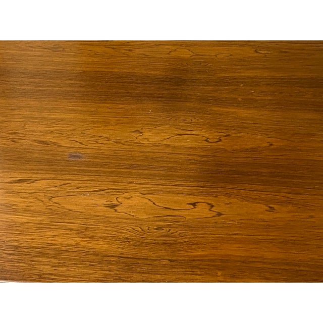 Vintage Scandinavian-Style Executive Desk in Rosewood and Metal, 1960s For Sale - Image 9 of 18