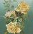 1900 - 1909 Early 20th Century English Floral Still Life -- Cascading Yellow Tea Roses by L. Griffin For Sale - Image 5 of 6