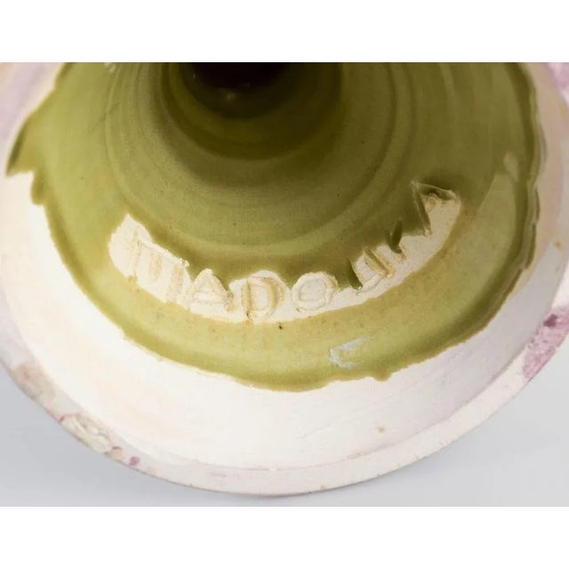 Ceramic Goblet Ceramic Vase by Suzanne Ramié for Madoura, France For Sale - Image 7 of 9