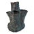 Faux Bois Bronze Vase For Sale
