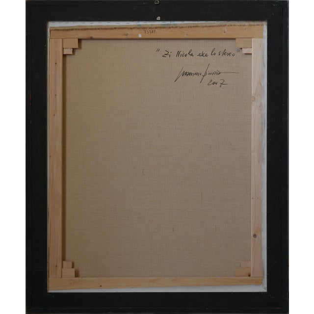 Massimo D'orta, Uncle Nicola Comes Out Anyway, 2007, Oil on Canvas For Sale - Image 9 of 10
