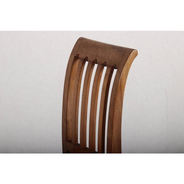 Antique Biedermeier Chairs in Walnut, 1820, Set of 4 For Sale - Image 16 of 18