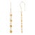 Tiny Citrine Dangle Earrings - 2 Pieces For Sale