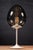 Mid-Century Modern MCM Stemlite Tulip Base Table Lamp With Smoked Glass Globe by Design Line Inc. For Sale - Image 3 of 8