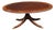 Henkel Harris Oval Mahogany Coffee Table With Banded Inlaid Top For Sale