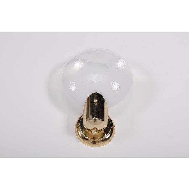 1970s Lenticular Wall Lights in Opalescent Glass, 1970s, Set of 2 For Sale - Image 5 of 9