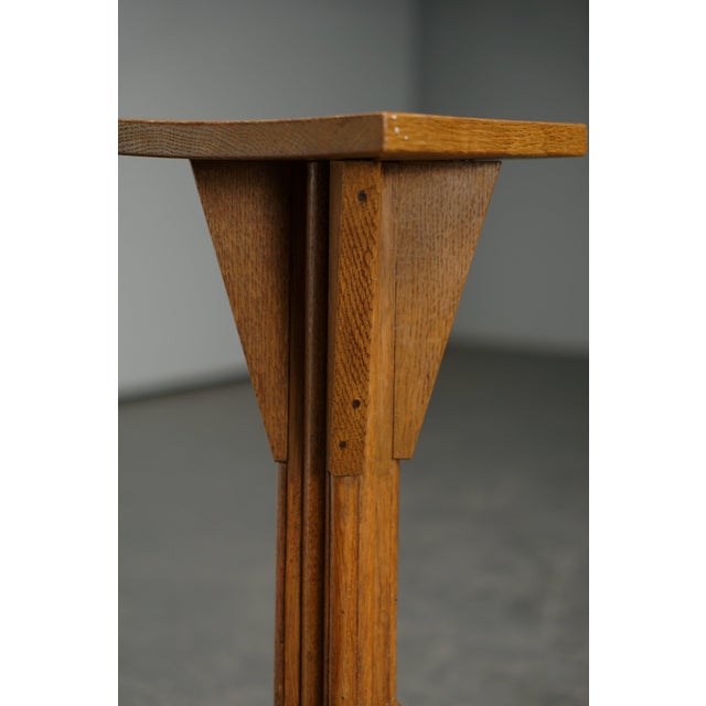 Wood Art Deco Pedestal, 1930s For Sale - Image 7 of 13