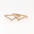 Gold Stackable Diamond Shadow Band in 14k Solid Gold: Dainty Fine Jewelry Ring, Size 6.75 For Sale - Image 8 of 10