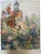 Häcker Johannes, Hollyhocks Church Summer, 1922, Gouache and Watercolor For Sale - Image 13 of 13