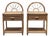 Nighstands in Rattan and Bamboo from Dal Vera, 1960s, Set of 2 For Sale